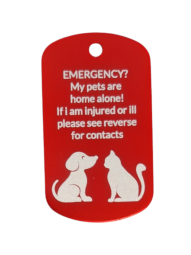 Pets Emergency Keyring